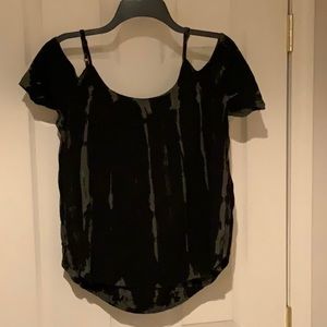 Black N green shirt